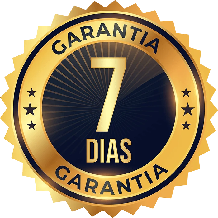 Selo de garantia incondicional de 7 dias